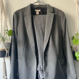 Ensemble costume gris / hm et Zara